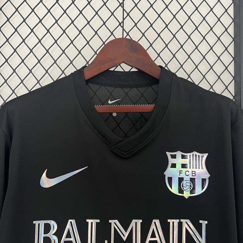 Camisa Barcelona 24/25 Lançamento Edição Especial Balmain Paris