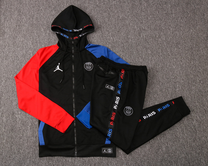 Conjunto PSG Preto Azul e Vermelho - Nike - Air Jordan