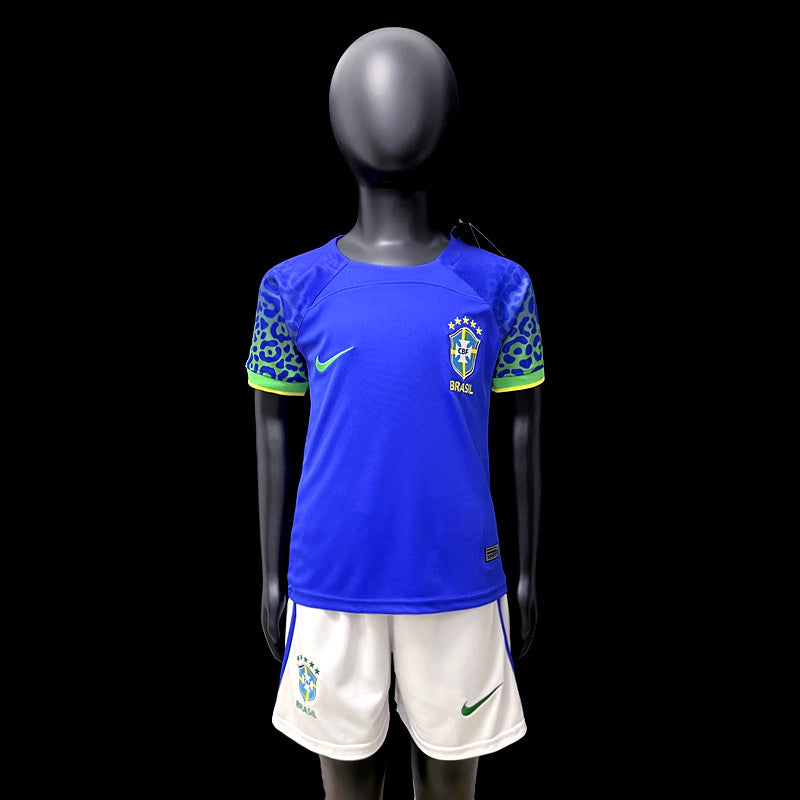 Kit Infantil Brasil 22/23 Nike - Azul