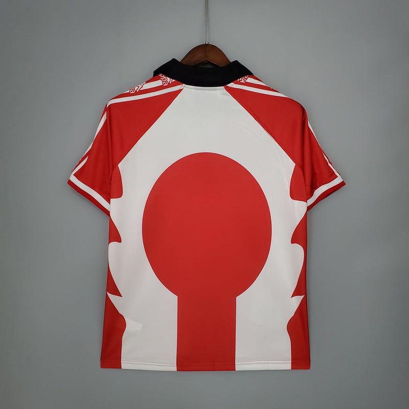 Camisa Athletic Bilbão Retrô 1997/1998 Vermelha e Branca - Kappa
