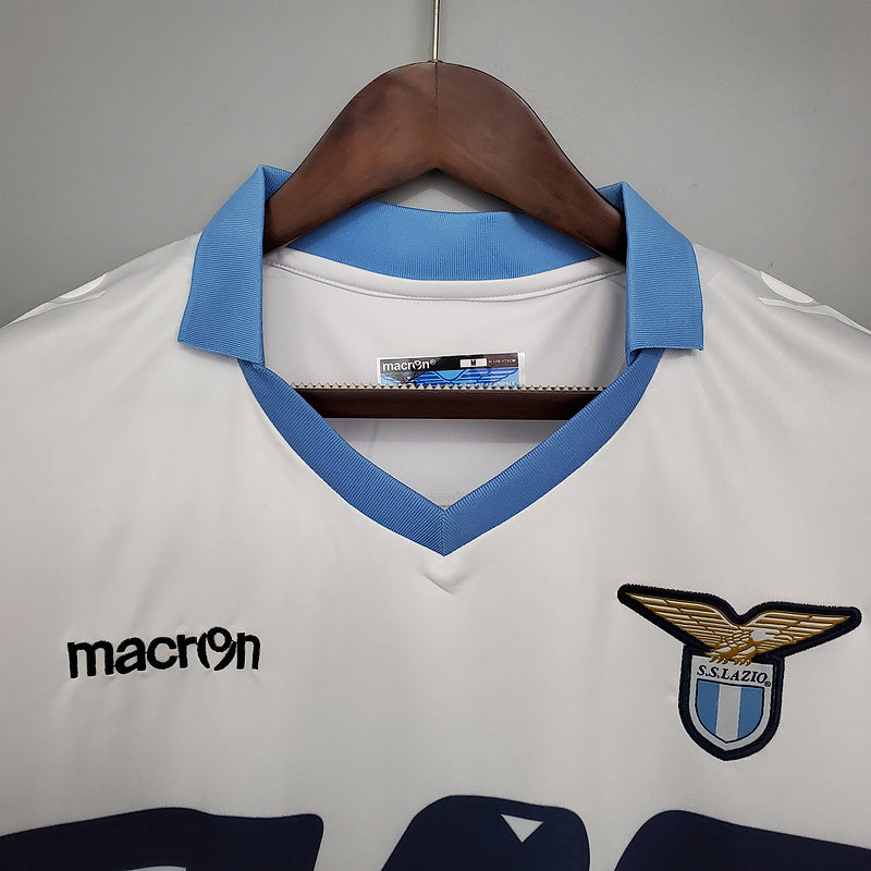Camisa Lazio Retrô 2014 Azul e Branca - Macron